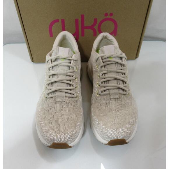 Women's Ryka Devotion X Lace Up Walking Shoes Sneakers French Beige Size 7 W - Picture 4 of 10